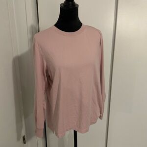 Baby pink large long sleeve
